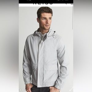 Reiss Pierlo Technical Jacket. Men’s Medium. Light Gray Color. BNWT